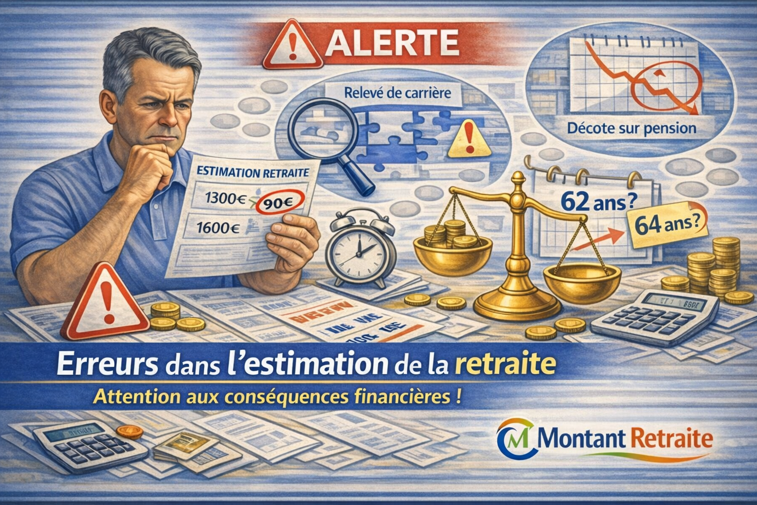 Erreurs courantes dans l’estimation de la retraite et leurs conséquences