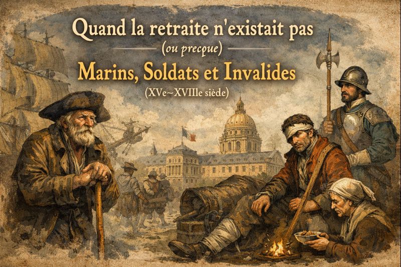 Quand la retraite n’existait pas (ou presque) : marins, soldats et invalides (XVe–XVIIIe siècle)