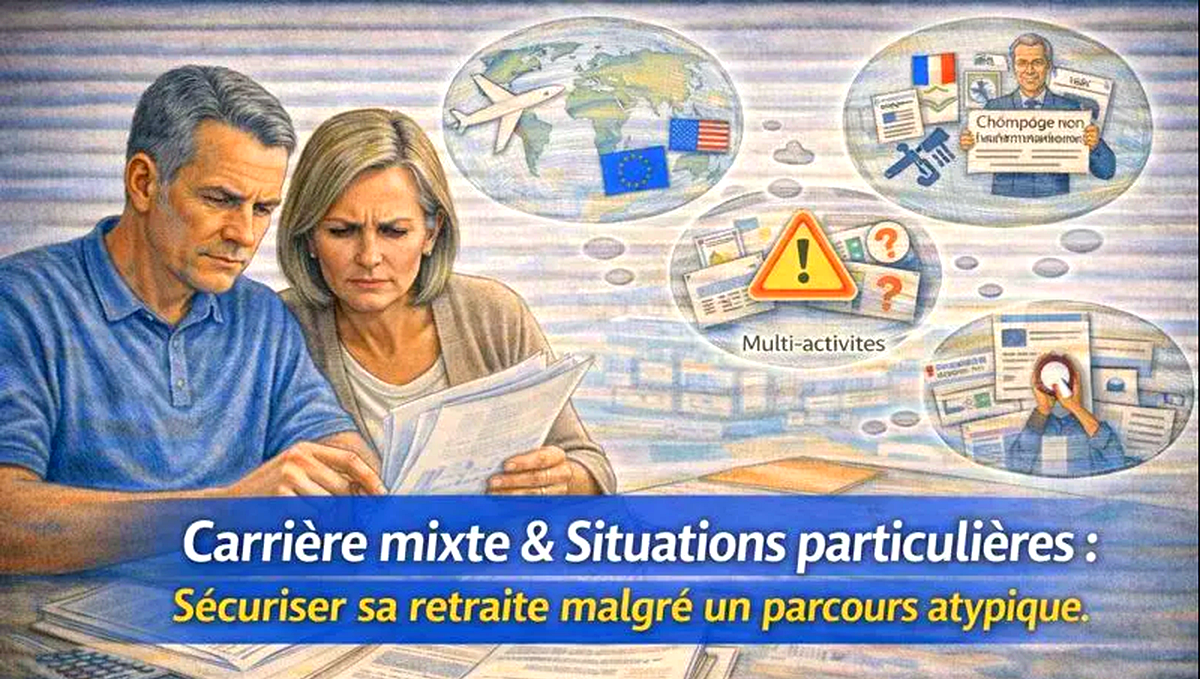 Carrière mixte et situations particulières : comment sécuriser sa retraite malgré un parcours atypique