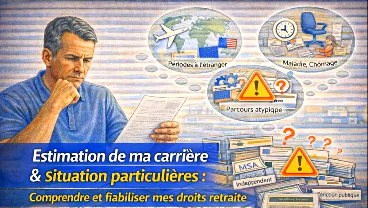 Estimation de carrière en situation particulière : comprendre et fiabiliser ses droits retraite