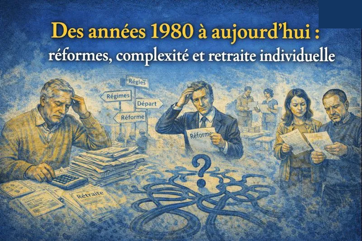 Des années 1980 à aujourd’hui : réformes, complexité et retraite individuelle