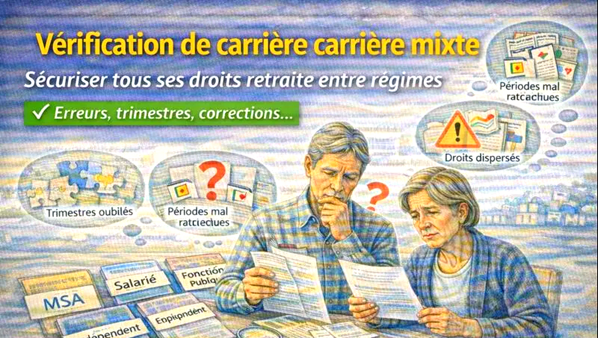 Vérification de carrière en carrière mixte : sécuriser tous ses droits retraite
